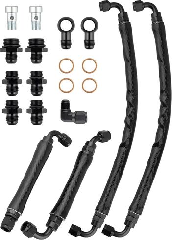 Turbocharger Coolant Line Upgrade Kit Fit for Ford F-150 EcoBoost 3.5L 2011-2016 for Expedition 2015-2017 for Transit 2013-2019 Fit for Lincoln Navigator 2015-2017 in Saudi Arabia