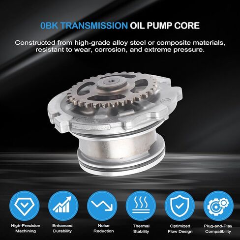 8HP45 8HP55 8HP70 8HP75 8HP90 0BK Transmission Oil Pump Core for BMW X1 X3 X4 X5 X6 Z4 Charger Durango Grand Cherokee Wrangler Q7 Amarok Chrysler 300 Jaguar XF XK XJ Discovery Ghibli in Saudi Arabia