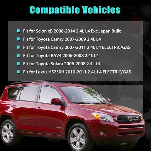 وعاء زيت المحرك 264-319 لسيارة Toyota Camry 2007-2011، RAV4 2006-2008، Solara 2007-2008، Scion xB 2008-2014 L4 2.4L استبدال OE # 12101-0H050 264-319، الحشية غير متضمنة in Kuwait
