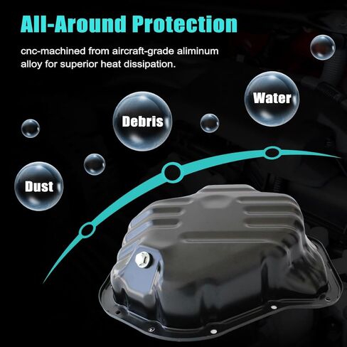 وعاء زيت المحرك 264-319 لسيارة Toyota Camry 2007-2011، RAV4 2006-2008، Solara 2007-2008، Scion xB 2008-2014 L4 2.4L استبدال OE # 12101-0H050 264-319، الحشية غير متضمنة in Kuwait