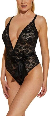 ملابس Cosabella النسائية Never Say Never Deep V TeddyLingerie in Kuwait