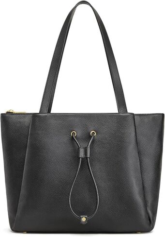 Kattee Work Tote Bags for Women, Large Genuine Leather Shoulder Handbags with Laptop Compartment in Saudi Arabia