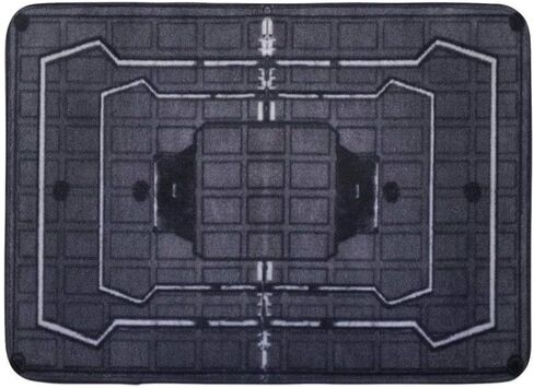 Rainbow Frost Six Siege، سجادة دش الحمام ممسحة غير قابلة للانزلاق، سجادة أرضية ماصة للسجاد سجادة أرضية ديكور منزلي لسجادة غرفة نوم المطبخ، 40.64 سم × 60.96 سم in Kuwait