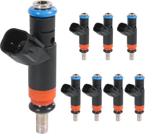 FJ732 Fuel Injectors Compatible with Hemi 5.7L 6.1L Compatible with 2011-2018 Ram 1500 2500 3500 2006-2019 Dodge Charger 2009-2019 Durango 2005-2008 Magnum 2006-2019 Jeep Grand Cherokee 4 Holes 8 PCS in Saudi Arabia