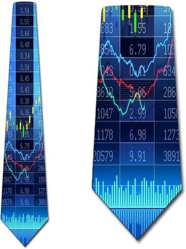 ربطات العنق الثلاثة لسوق الأوراق المالية للرجال من روكر ستوك in Kuwait