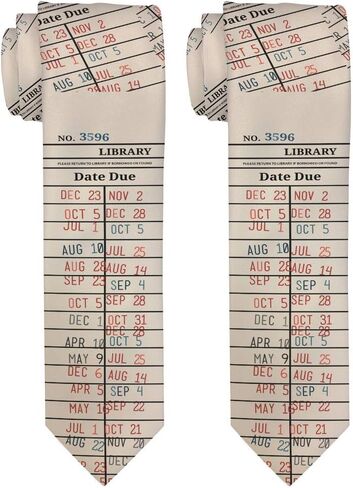 ThisWear Librarian Gifts Library Tie Bookworm Accessories Bookish Accessories Library Book Tie Gift Necktie in Saudi Arabia