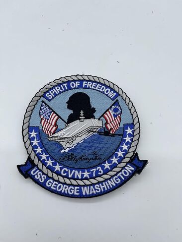 USS George Washington CVN-73 Patch – Hook and Loop, 4.5" in Saudi Arabia