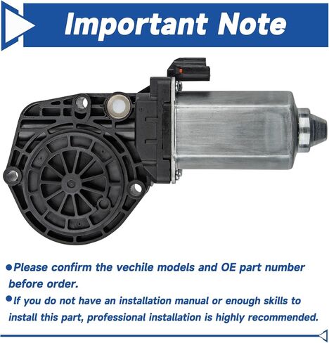 Obaee Power Window Lift Motor Front and Rear Left Driver Side Compatible with Ford Mustang 1994 1995 1996 1997 1998 1999 2000 2001 2002 2003 2004, Replace 1R3Z7623395-AA, F6ZZ 6323394-AA, 742-268 in Saudi Arabia