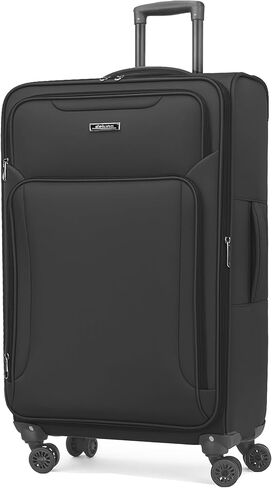 World Traveler Dejuno Jasper 24-Inch Lightweight Expandable Spinner Luggage - Navy in Saudi Arabia