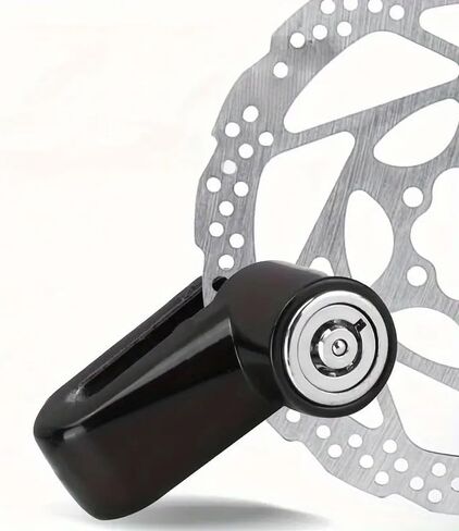 Security Anti-Theft Bicycle Disc Brake Lock Bike Motorcycle Mini Anti-Theft Portable Hanging Aluminum Alloy in Saudi Arabia