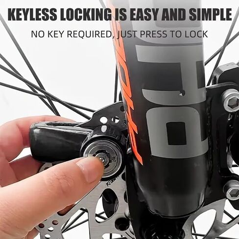 Security Anti-Theft Bicycle Disc Brake Lock Bike Motorcycle Mini Anti-Theft Portable Hanging Aluminum Alloy in Saudi Arabia