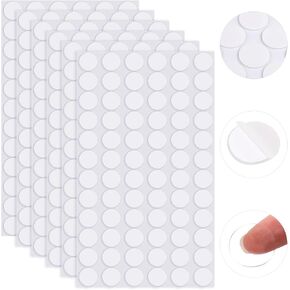 ADXCO 360 قطعة لاصقة على الوجهين، أشرطة معجون دائرية شفافة، معجون قابل للإزالة، قابل لإعادة الاستخدام، شريط نانو جل متعدد الأغراض، قطر 10 مم in Kuwait