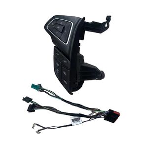 Steering Wheel Mounted Cruise Control Switch Butto/Fit for Ford Focus 3 Kuga 2017 Car Cruise Buttons Multi-Function Steering Wheel Control Button with Cables in Kuwait