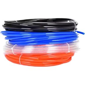 Hose Pneumatic Tube Gas Air Hose Compressor Transparent Blue Red Black 4/6/8/10/12/14/16mm Pneumatic Pipe Tube(Orange,5 METER_8X5MM) in Kuwait