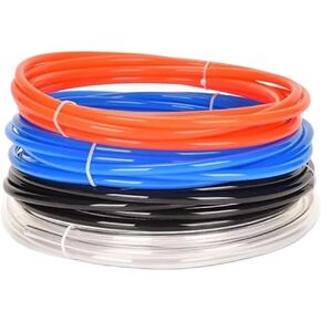 10m/20m/50m/100m Pneumatic Air Hose Tube 4mm 6mm 8mm 10mm 12mm Air Hose Tube Pneumatic Plastic Tube Tubing(Black 50m,6x4mm) in Kuwait