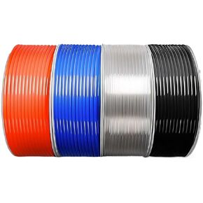 10M/20M/50M/100M Pneumatic Tubing Pipe Tube Air Compressor Hose Line Fitting or Fluid Transfer 4MM 6MM 8MM 10MM(Black 10m,8x5mm) in Kuwait