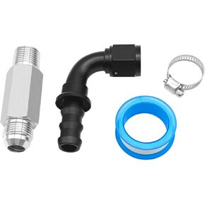 Heater Hose Connector Compatible with Dodge Ram 6.7L Cummins 2007.5+, 10AN Push Lock Fitting Replace 52014739AG 55056711AC 55056966AA 68005253AA in Kuwait