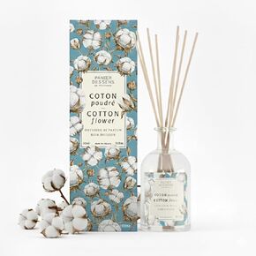 Panier des Sens Neroli Reed Diffuser 8.1 Fl.Oz - Soft & Long Lasting Fragrance 5+ Months - Elegant Home Fragrance in Glass Bottle - Oil-Based Scent Diffuser Made in France - Natural Ingredients in Saudi Arabia