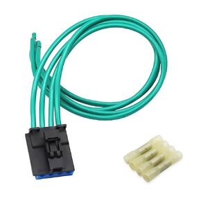 Blower Motor Resistor Connector Pigtail Harness 973-305 Compatible with Dodge B1500 B2500 B3500 1997-1998 for Cherokee 1997-2001 for Wrangler 1997-2006 for Ram 1500 2500 3500 Van 1999-2003# 5019941AA in Kuwait