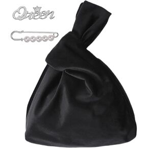 محافظ يد بمقبض من Zoranala للنساء - حقائب سهرة بعقدة مخملية وحقائب يد لحفلات الزفاف وحفلات التخرج وحقائب يد رسمية للسهرات in Kuwait