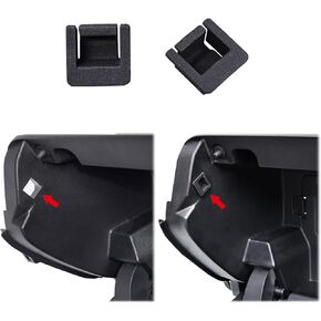 JKCOVER Glove Box Gap Fix Inserts Compatible with 2024 Toyota Tacoma Glove Box Compartment Insert Accessories, ABS Black Material（2PCS） in Saudi Arabia
