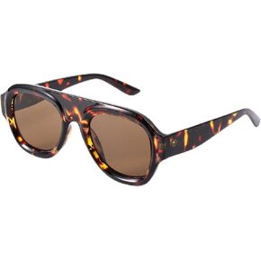 Retro Aviator Sunglasses for Women Square Chic Classic Trendy Fashion Oversized 70s Style Sun Glasses in Saudi Arabia