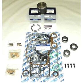 Rareelectrical New Standard 3.187" Powerhead Rebuild Kit Compatible With Johnson/Evinrude 2 Cyl 3.187 Bore Looper 50Hp 1981-2005 By Part Numbers 100-100-10 in Saudi Arabia