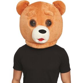 بريستول نوفيلتي BM559 تيدي بير قناع التميمة، للرجال والنساء، بني، مقاس واحد in Kuwait