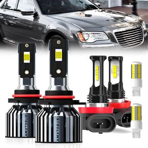 For Chevrolet Chevy Cruze 2011-2015 Light Bulb Combo, 9008/H13 High Low Beam + H11/H8/H9 Fog Lights + Turn signal Lights, Pack of 6 in Kuwait