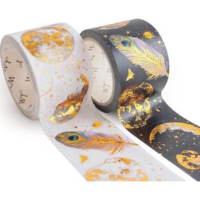 WT Academia Washi Tape Set, 5 Rolls, Original Designs, Vintage Floral Decorative Masking Tape, DIY Crafts, Bujo Planner Supplies, Journals Gifts, Adhesive Wrapping Tape, Paper Tape in Saudi Arabia