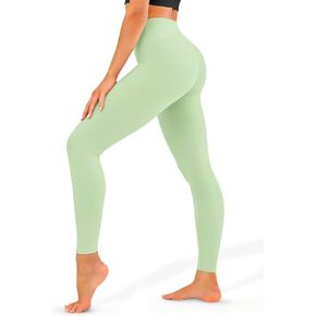 Leggings for Women - High Waisted Tummy Control Yoga Pants Full Length Buttery Soft for Workout Athletic in Kuwait