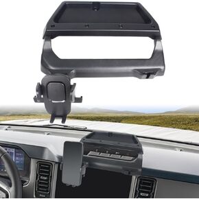 Dashboard Mobile Phone Holder Compatible with Ford Bronco 2021 2022 2023 2/4 Doors, Cell Phone Mount with Storage Tray in Kuwait