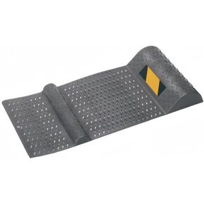 قطعتان من سدادة عجلة سجادة ركن السيارة لأرضيات المرآب وإطارات الرصيف المطاطية الاحترافية سدادة السيارة السوداء تساعد على ركن السيارة in Kuwait