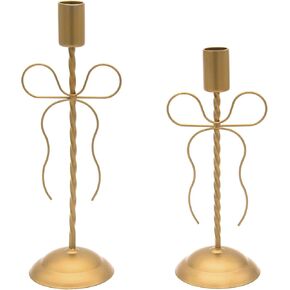 مجموعتان من حوامل الشموع الذهبية، حاملات شموع مستدقة، شمعدانات نحاسية طويلة مع أقواس للموقد وحفلات الزفاف وطاولات عيد الحب والديكورات المركزية in Kuwait