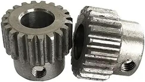 1M45T Spur Gear Bore 8/10/12mm 45# Steel Metal 1Pcs(12mm,2pcs 1M 45 Teeth) in Saudi Arabia