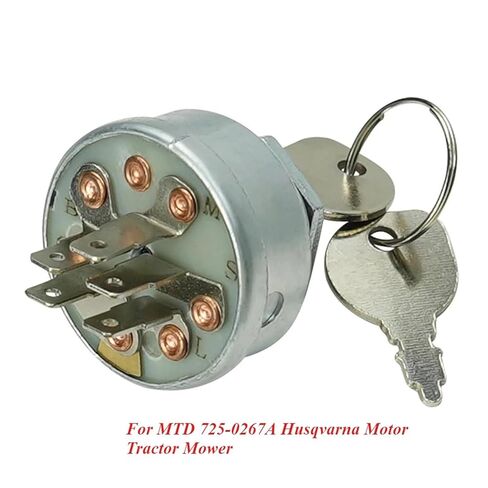 725-0267A Ride On Tractor Mower Lawn Ignition Starte 5 Spade Starter Switch with Keys 725-0267 925-0267A in Saudi Arabia
