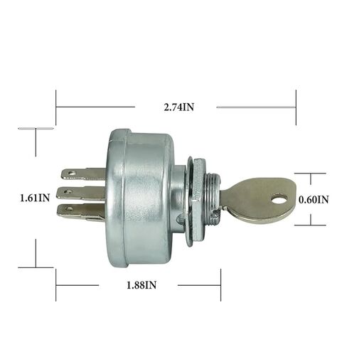 725-0267A Ride On Tractor Mower Lawn Ignition Starte 5 Spade Starter Switch with Keys 725-0267 925-0267A in Saudi Arabia