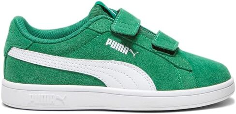 حذاء رياضي PUMA Kids Boys Smash 3.0 Suede V سهل الارتداء كاجوال - أخضر in Saudi Arabia