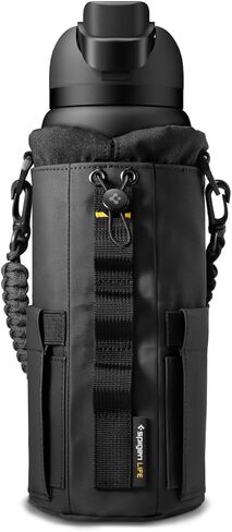 Spigen Life Magnetic Gym Bag for Men Tumbler Carrier Holder Bag for 20oz–40oz Water Bottles w/Molle System, Phone Pocket, Drawstring/Cord Lock, D-Ring Strap, Waterproof in Saudi Arabia