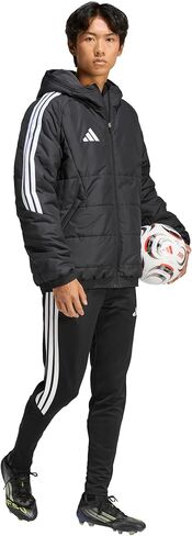 سترة adidas Tiro 26 الشتوية - طاردة للماء، معزولة بطبقة Climawarm، مقاس عادي، سحاب كامل للحماية من الطقس البارد in Kuwait