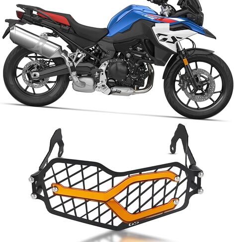 لـ F850GS F900GS F900GS Adventure 2025 غطاء أمامي للأجزاء المعدلة شبكة حماية للمصباح الأمامي f800gs 2025-2026 ملحقات الدراجات النارية (برتقالي) in Kuwait