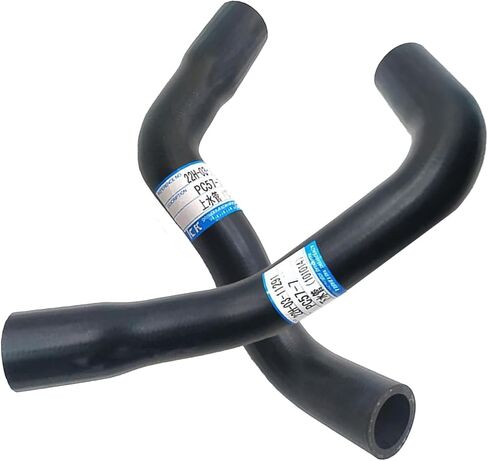 Upper& Down HOSE Water pipe 22H-03-11291 22H-03-11281Compatible for Komatsu PC57-7 PC56-7 Excavator (Inside diameter:φ33-40mm) in Saudi Arabia