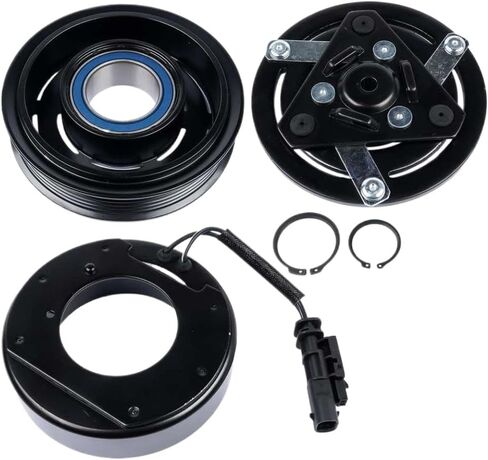 AC Compressor Clutch Kit 23291879 23398670 Compatible With Equinox Terrain 1.5L L4 CVC 2018-2021 in Saudi Arabia