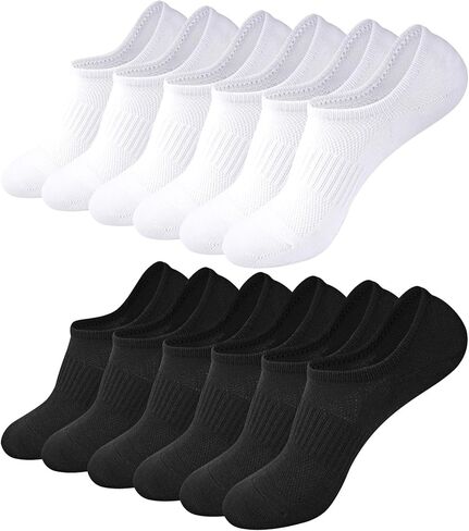 No Show Socks Womens for Canvas Sneakers,Invisible Athletic Low Cut Ankle Socks for Running Gym 6 Pairs in Saudi Arabia