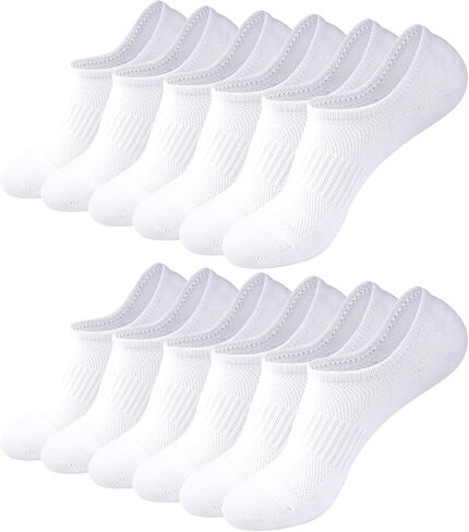 No Show Socks Womens for Canvas Sneakers,Invisible Athletic Low Cut Ankle Socks for Running Gym 6 Pairs in Saudi Arabia