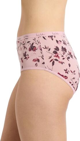 Nicole Miller Women's Brushed Knit High Waisted Brief Underwear Set, 5-Pack (Missy & Plus) in Saudi Arabia
