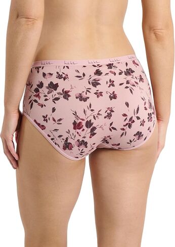 Nicole Miller Women's Brushed Knit High Waisted Brief Underwear Set, 5-Pack (Missy & Plus) in Saudi Arabia