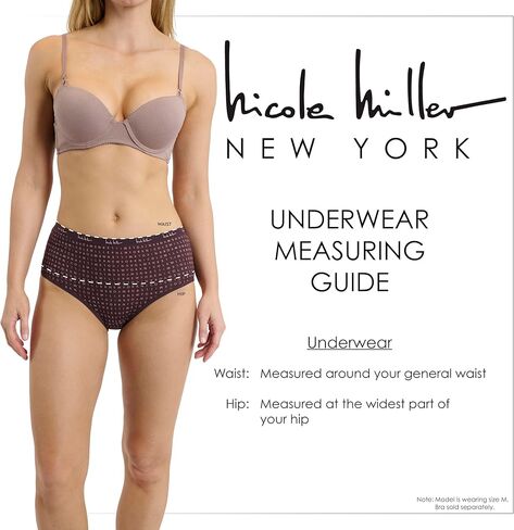 Nicole Miller Women's Brushed Knit High Waisted Brief Underwear Set, 5-Pack (Missy & Plus) in Saudi Arabia