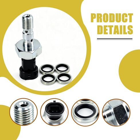 مفتاح ضغط الفرامل مع 4 مجموعة ختم Relpace OE 791071/4014262/ 4081117 متوافق مع Sportsman General 2016-2021 RZR 2019-2024 Polaris Ranger XP 1000 in Kuwait