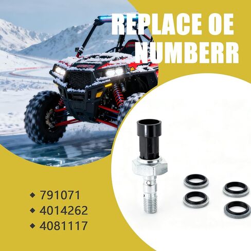 مفتاح ضغط الفرامل مع 4 مجموعة ختم Relpace OE 791071/4014262/ 4081117 متوافق مع Sportsman General 2016-2021 RZR 2019-2024 Polaris Ranger XP 1000 in Kuwait